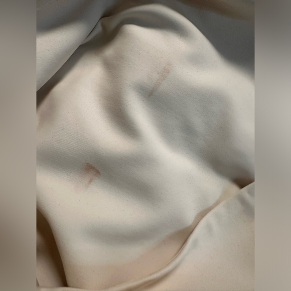 Rosetta Getty off shoulder Top‎ Color Parchment Sz L NWT - Picture 8 of 8